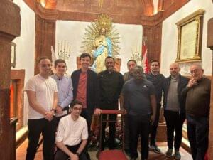 ALUMNOS DEL SEMINARIO DE TOLEDO VISITAN NUESTRA PARROQUIA